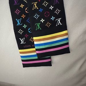 Louis. Vuitton multi-color scarf